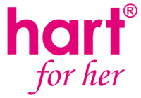 Logo Hart for her
