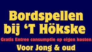 Foto van evenement: Bordspellen spellen in ‘t Hökske
