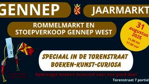Rommelmarkt en stoepverkoop Gennep west