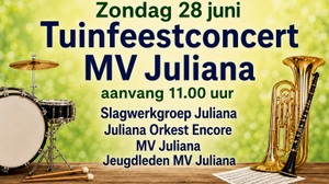 Het jaarlijkse Tuinfeestconcert in Haps