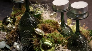 Kerstdemonstratie bloemschikken