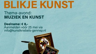 Blikje Kunst thema-avond