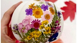 Kinderworkshop Droogbloemen-pompoen
