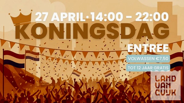 Feestje aan de Gracht – Koningsdag Editie!