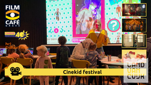 Filmcafé Grave organiseert in de herfstvakantie het Cinekid Festival (4 – 12 jaar)